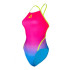 Fato de banho de Natação Aqua Sphere Essential Diamond Back Adj Multicor/Yellow Mulher