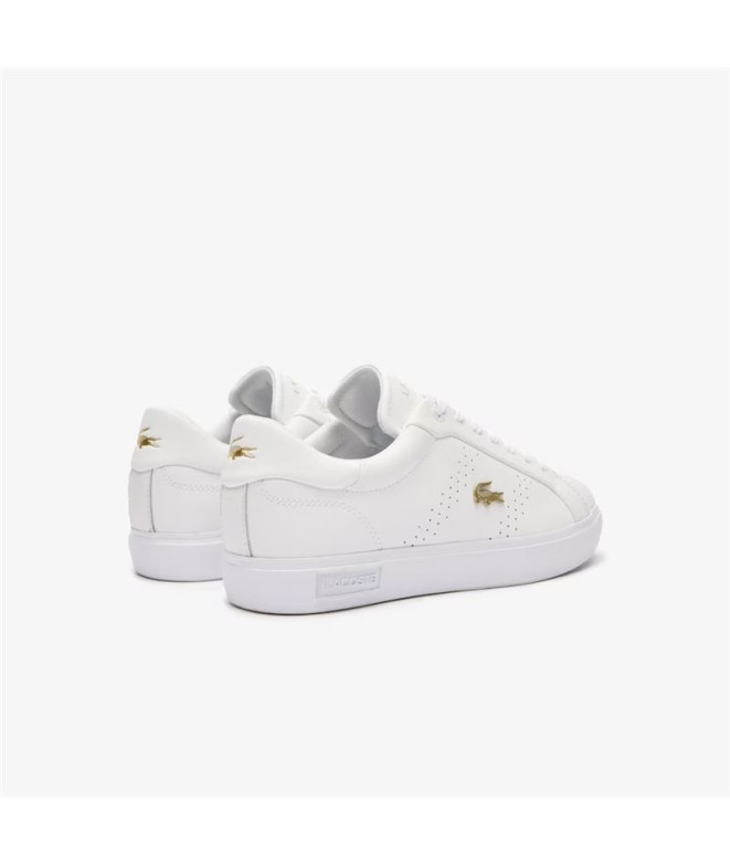 Chaussures Lacoste Vulcanized Femme Blanc