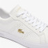 Chaussures Lacoste Vulcanized Femme Blanc