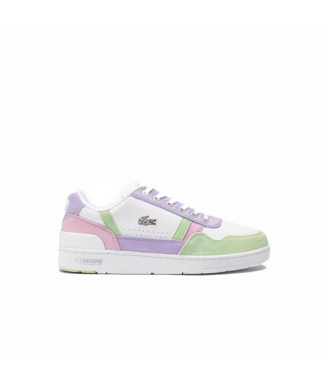 Chaussures Lacoste Court Enfant Vert lilas