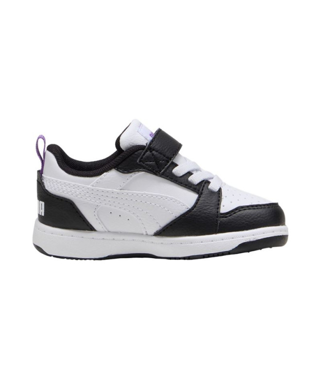 Chaussures Enfant Puma Rebound v6 Low Deep White