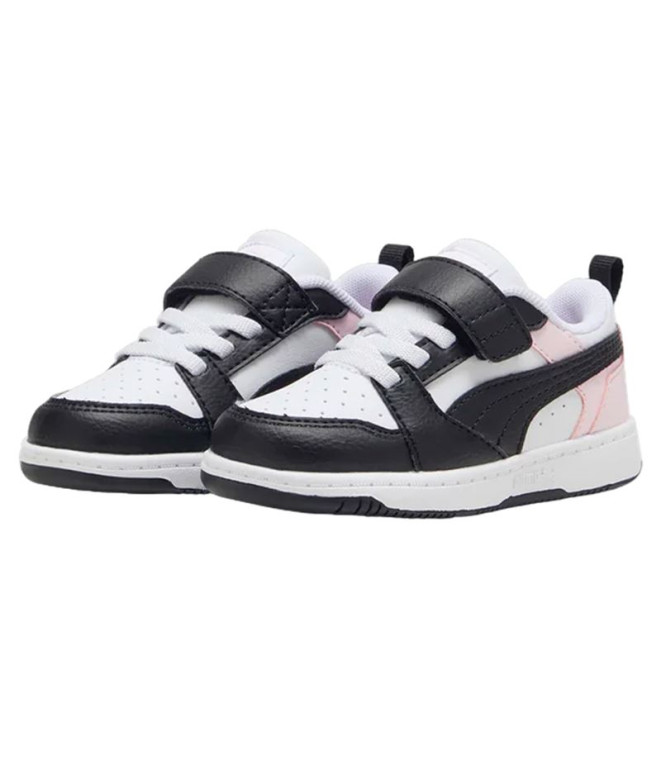 Chaussures Puma Rebound V6 Enfant Blanc