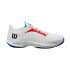 Chaussures de Pádel Wilson Hurakn Pro Homme Blanc/Rouge/Bleu