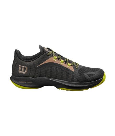 Chaussures de Pádel Wilson Hurakn Pro Homme Noir/Lime