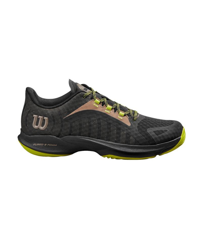 Chaussures de Pádel Wilson Hurakn Pro Homme Black/Lime