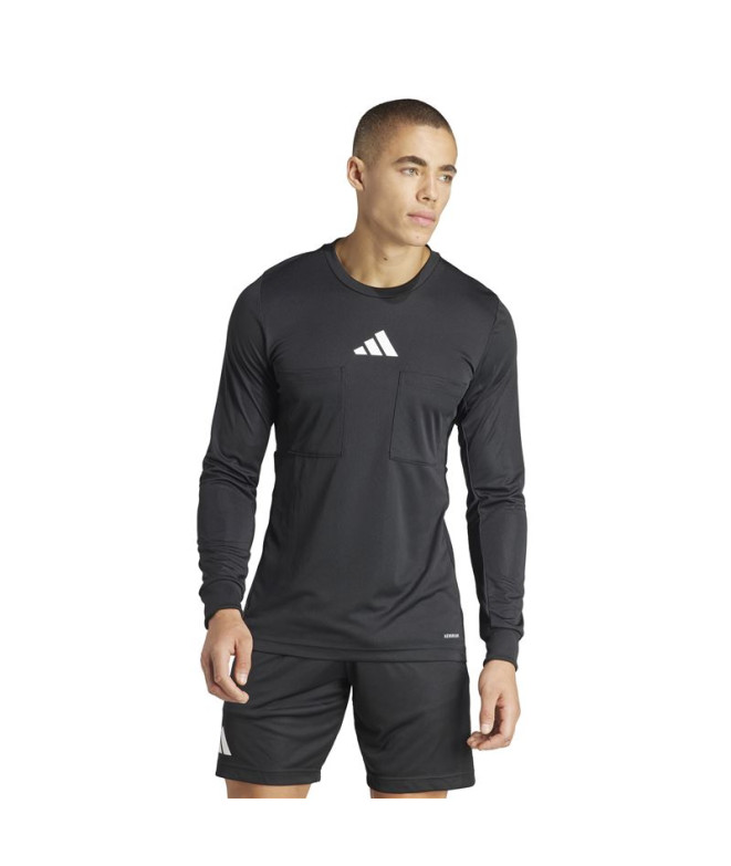 Camiseta de Futebol adidas Ref 24 Homem Preto