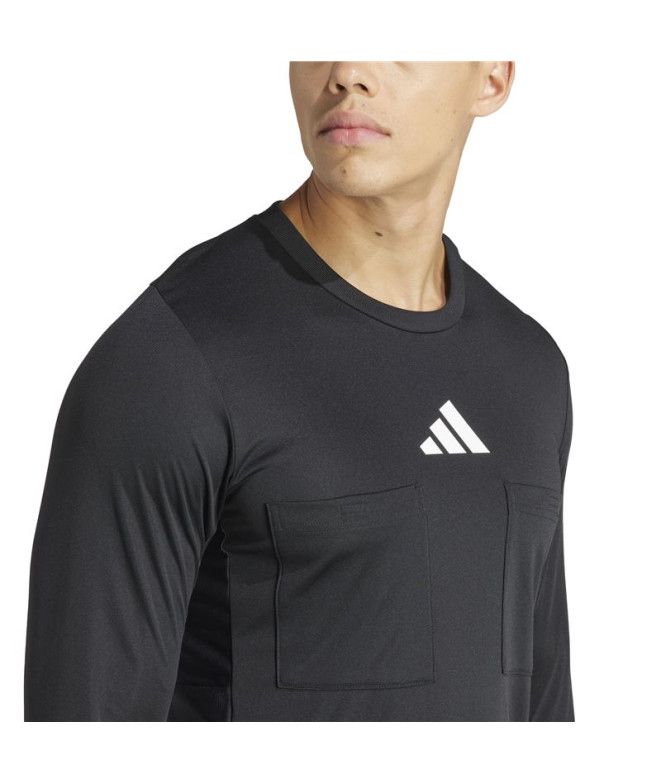 Camiseta de Futebol adidas Ref 24 Homem Preto