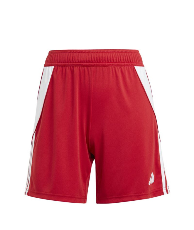 Calça de Futebol adidas Tiro24 Mulher Vermelho