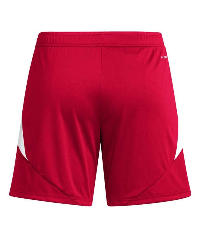 Calça de Futebol adidas Tiro24 Mulher Vermelho