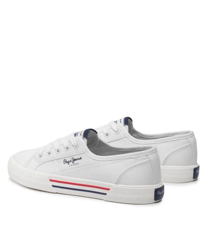 Zapatillas Pepe Jeans Brady Basic Mujer Blanco
