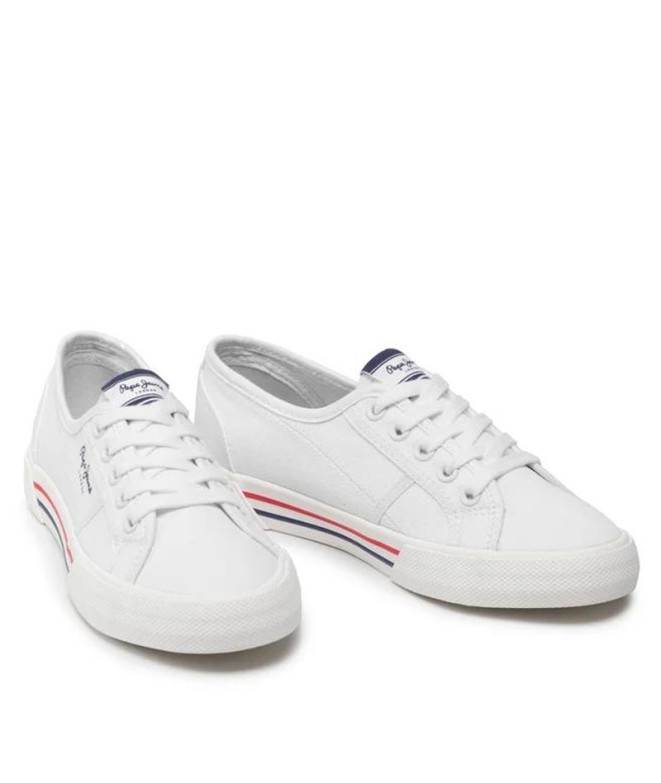 Chaussures Pepe Jeans Brady Basic Femme Blanc