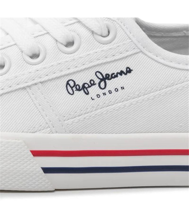 Sapatilhas Pepe Jeans Brady Basic Mulher Branco