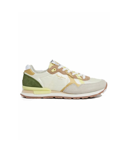 Zapatillas Pepe Jeans Brit Print Mujer Blanco