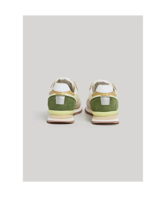 Sapatilhas Pepe Jeans Brit Print Mulher Branco