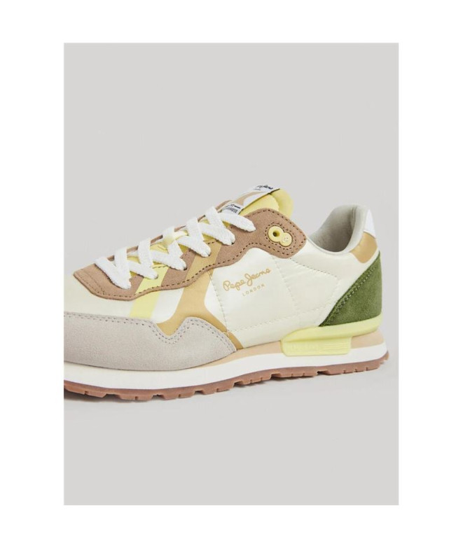 Chaussures Pepe Jeans Imprimé Brit Femme Blanc