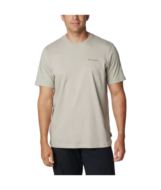 Camiseta Columbia Explorers Canyon™ Back Homem Cinzento