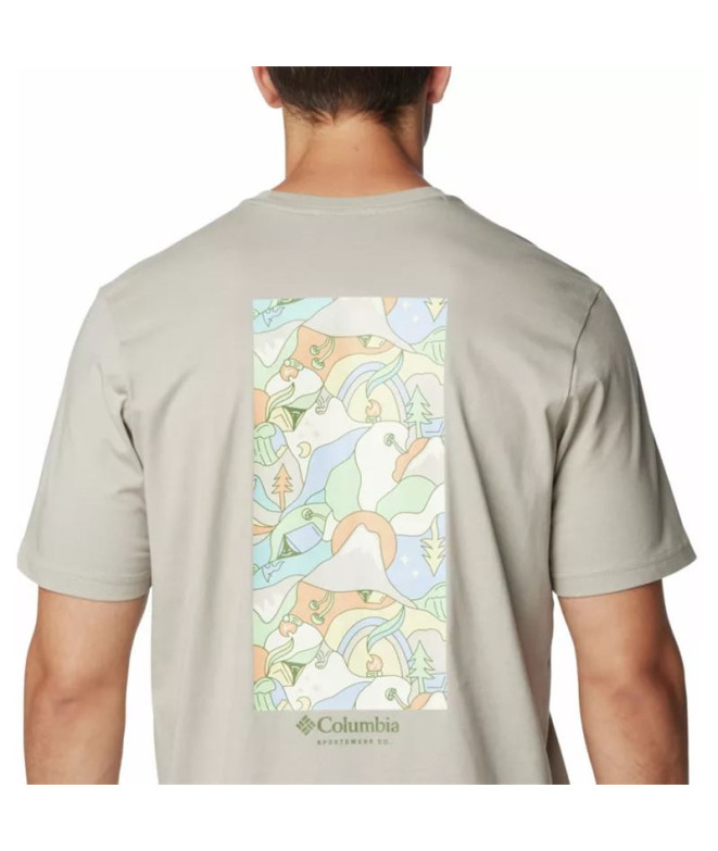 T-shirt Columbia Explorers Canyon™ Dos Homme Gris