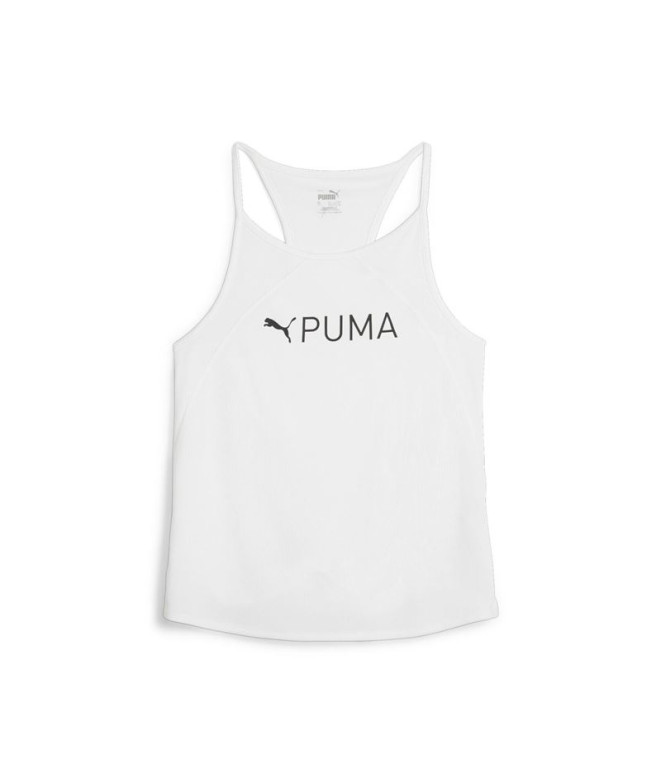 Camiseta por Fitness Puma Fit Fashion Ultrabreathe Branco Mulher