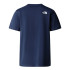Camiseta de Montanha The North Face S/S Easy Homem Blue