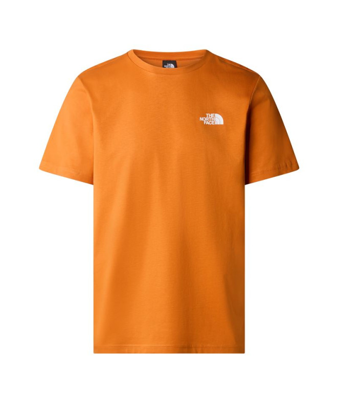 Camiseta de Montaña The North Face S/S Redbox Hombre Marrón