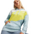 Moletom Mulher Puma Power Turquoise