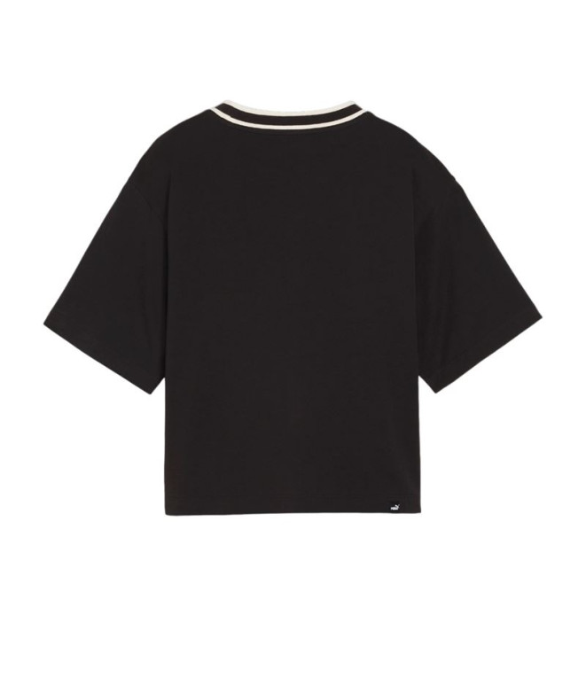 T-shirt Femme Puma Squad Graphic Noir