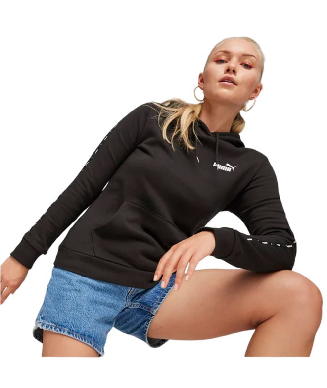 Sweat Femme Puma Essentials Tape Noir