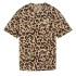 Camiseta Puma  Essentials+ Animals Relaxed Mujer Marrón