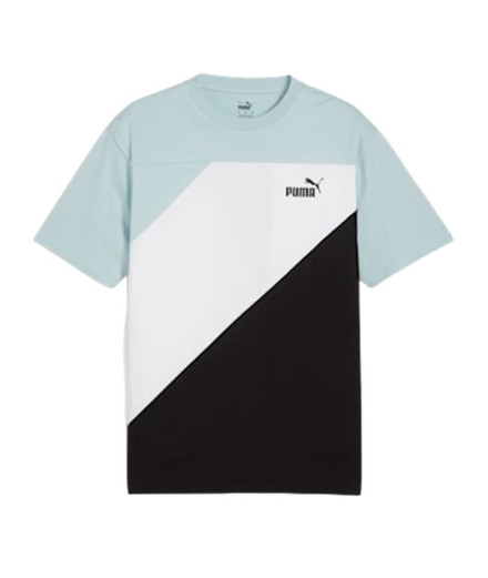 T-shirt Homme Puma POWER Colorbloc turquoise T-shirt Homme Puma POWER Colorbloc turquoise
