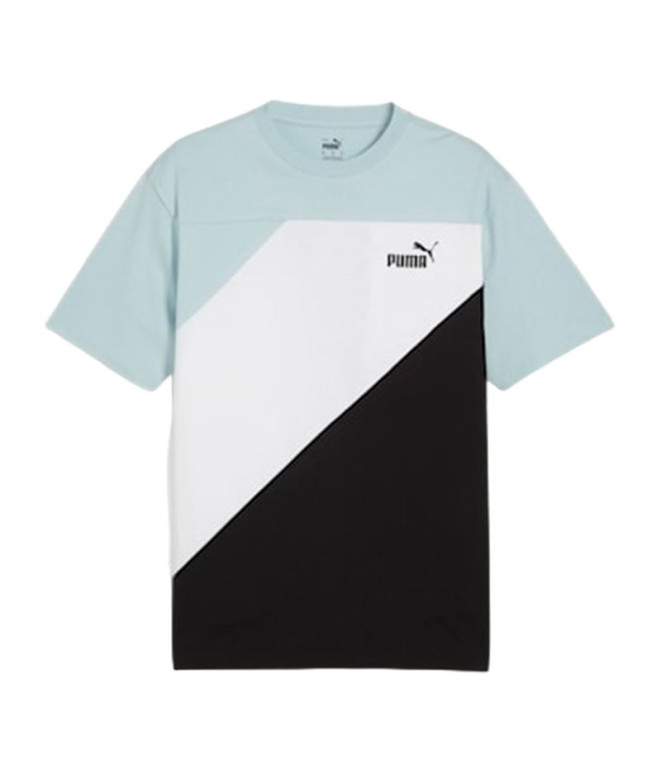 T-shirt Homme Puma POWER Colorbloc turquoise