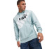 Sudadera Puma POWER Graphic Hoodie Hombre Turquesa