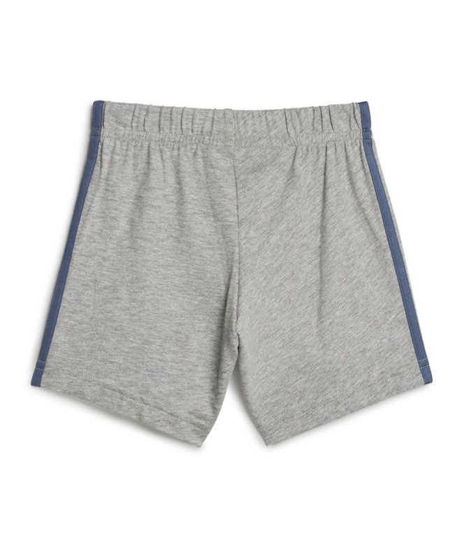 Conjunto adidas I Lin Co Set Infantil Azul/Cinza