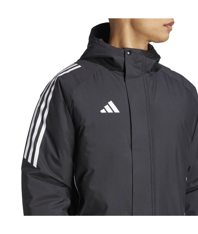 Casaco de Futebol adidas Tiro24 Parka Homem Preto