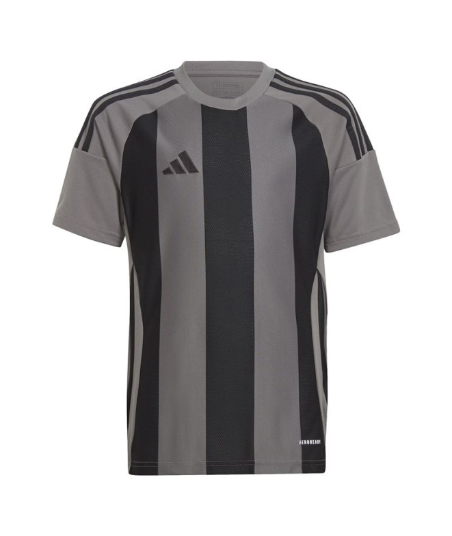 T-shirt par Football adidas Striped 24 Jsyy Enfant Brown