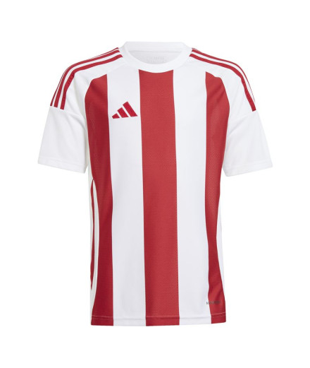 Camiseta de Fútbol adidas Striped 24 Infantil Blanco