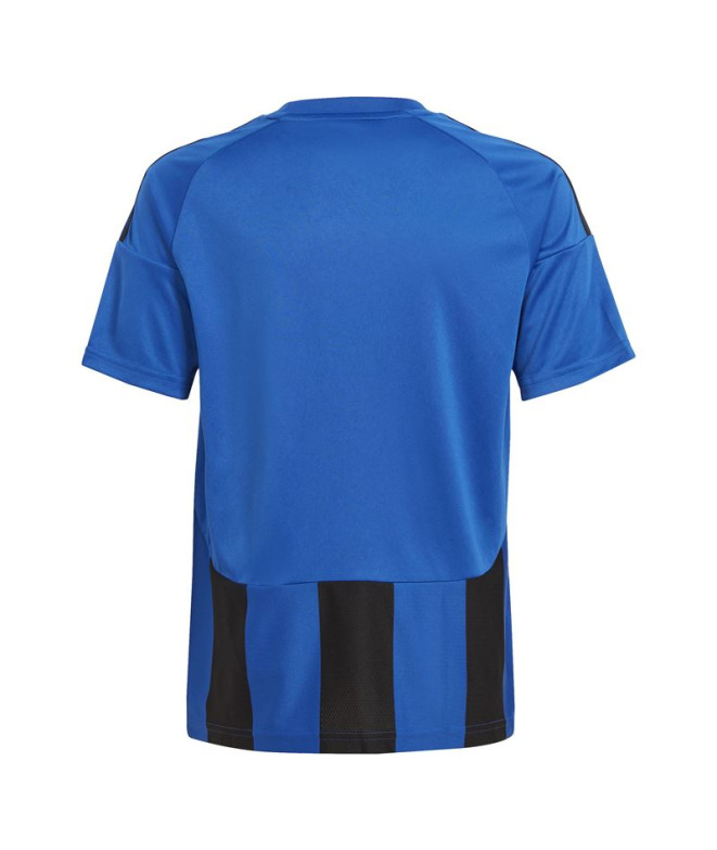 Camiseta de Futebol adidas Riscas 24 Infantil Azul