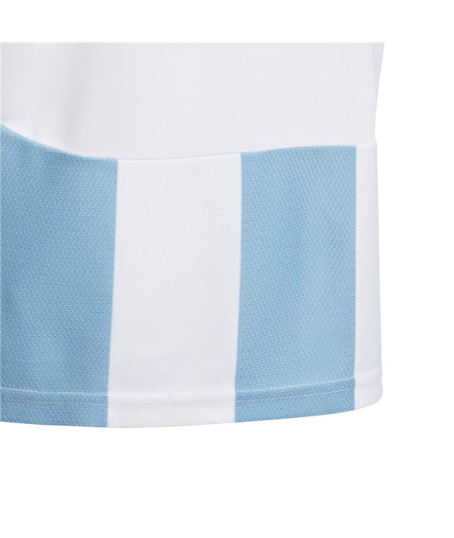 Camiseta de Futebol adidas Riscas 24 Infantil Azul