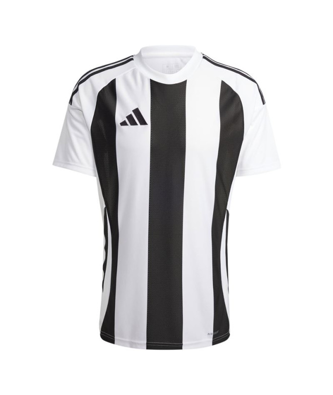 Camiseta de Fútbol adidas Striped 24 Hombre Blanco