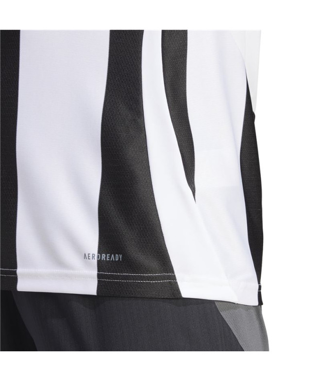 Camiseta de Futebol adidas Riscas 24 Homem Branco