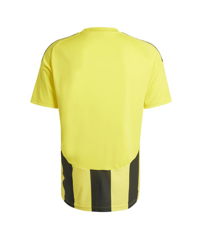 Camiseta de Futebol adidas Riscas 24 Homem Amarelo