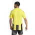 Camiseta de Futebol adidas Riscas 24 Homem Amarelo