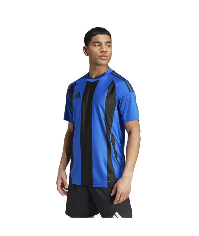 Camiseta de Futebol adidas Riscas 24 Homem Azul