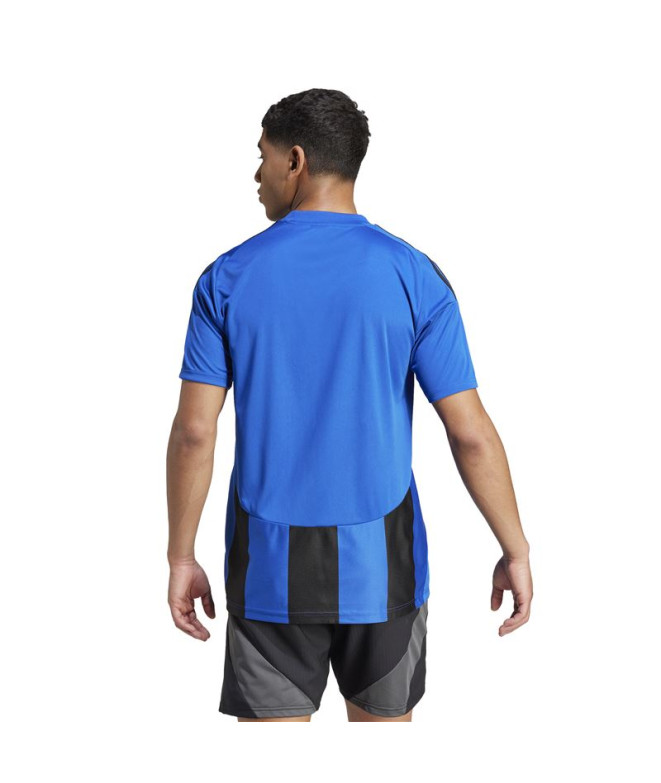 Camiseta de Futebol adidas Riscas 24 Homem Azul