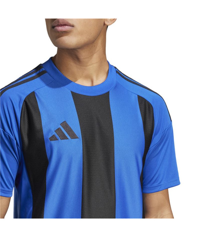 Camiseta de Futebol adidas Riscas 24 Homem Azul