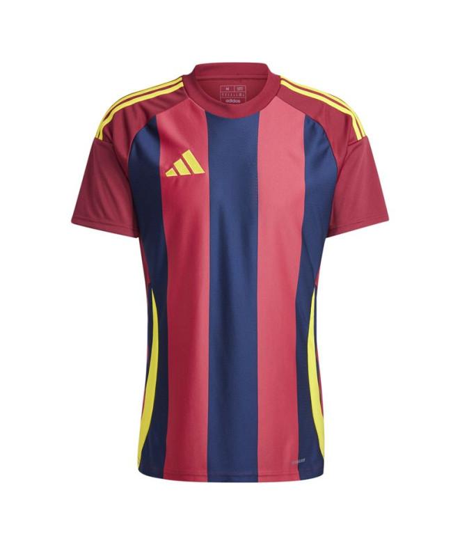 T-shirt à partir de Football adidas Striped 24 Homme Red