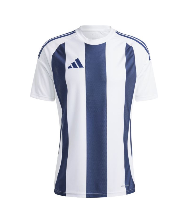 T-shirt à partir de Football adidas Striped 24 Homme Blue