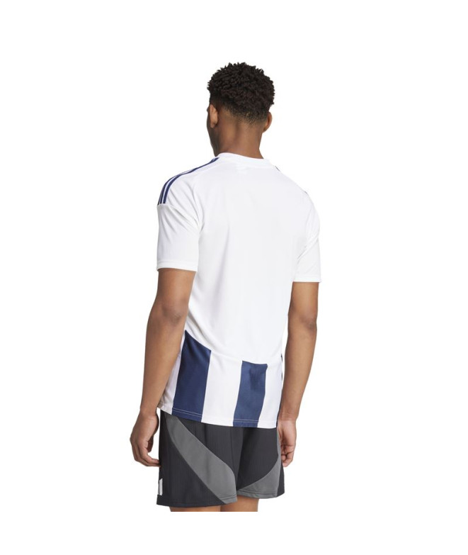 Camiseta de Futebol adidas Riscas 24 Homem Azul