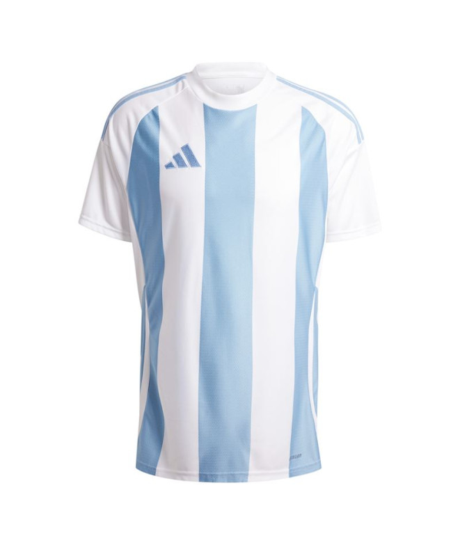 T-shirt à partir de Football adidas Striped 24 Homme Blue