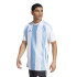 Camiseta de Futebol adidas Riscas 24 Homem Azul