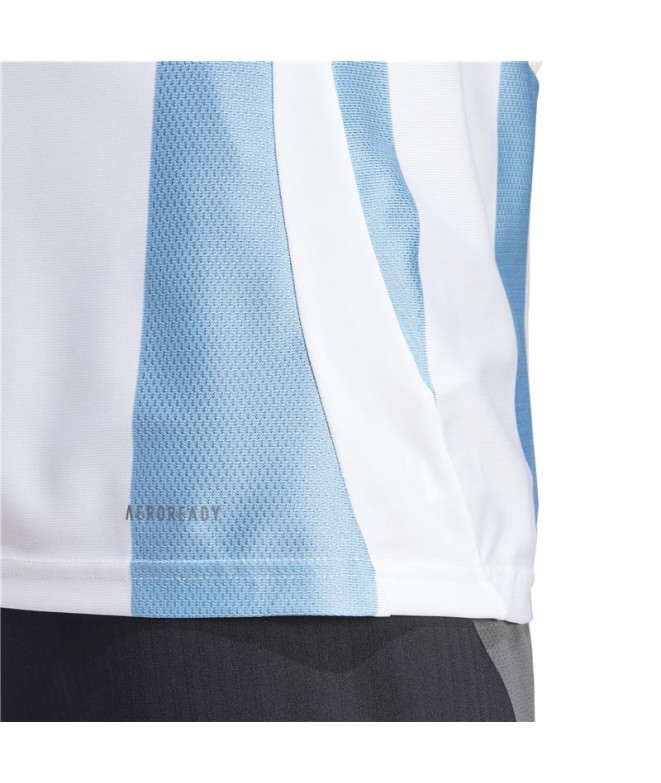 Camiseta de Futebol adidas Riscas 24 Homem Azul